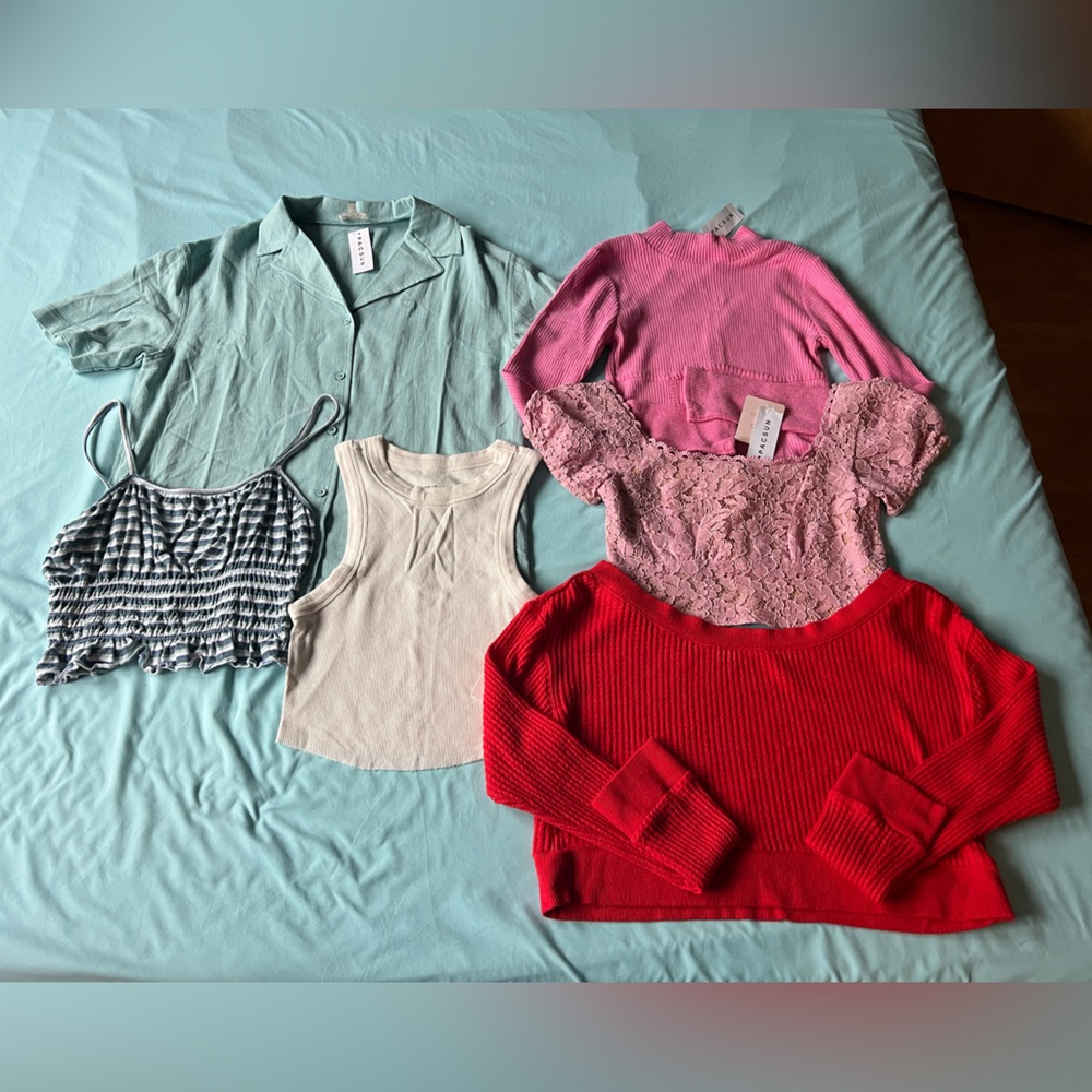 6 NWT Pacsun tops